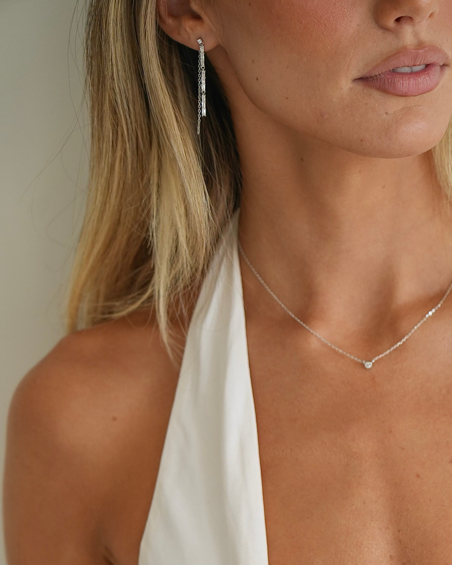 Gala earrings - silver