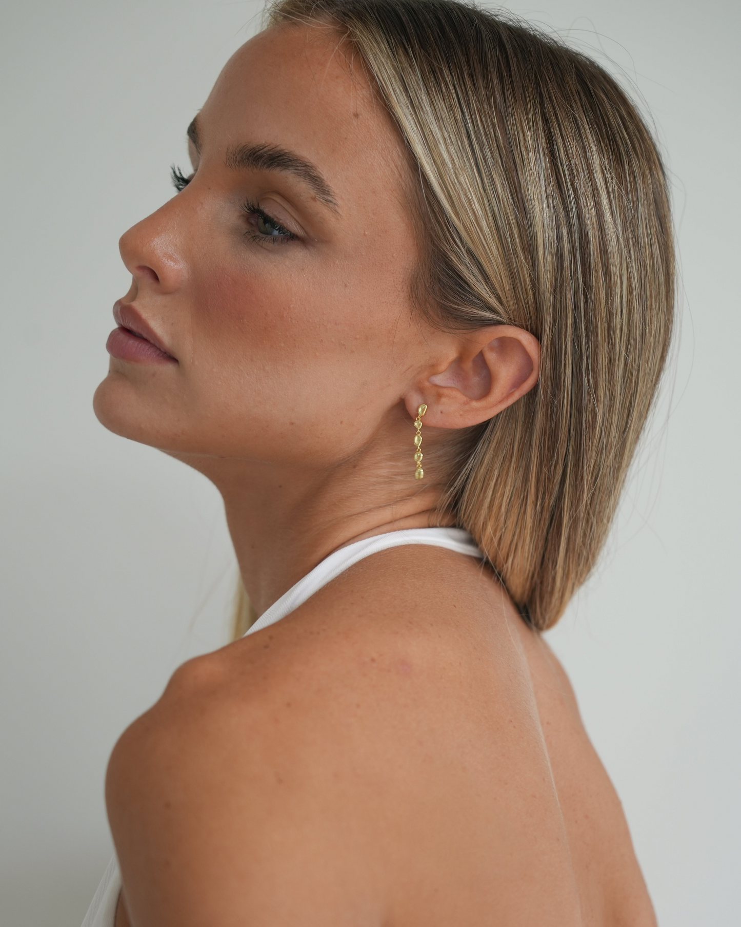 Soirée earrings - gold