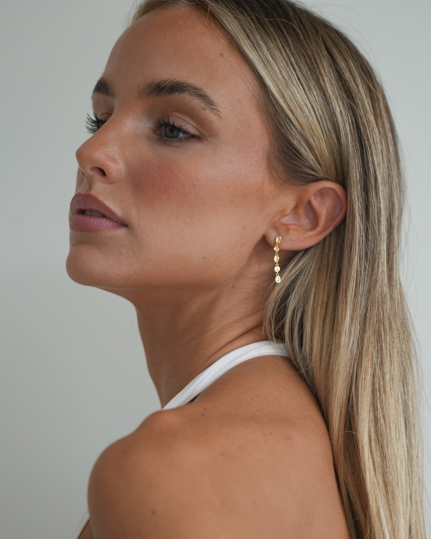 Soirée earrings - gold