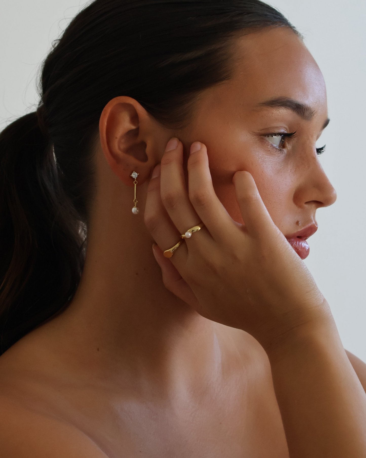 Cherish earrings - gold