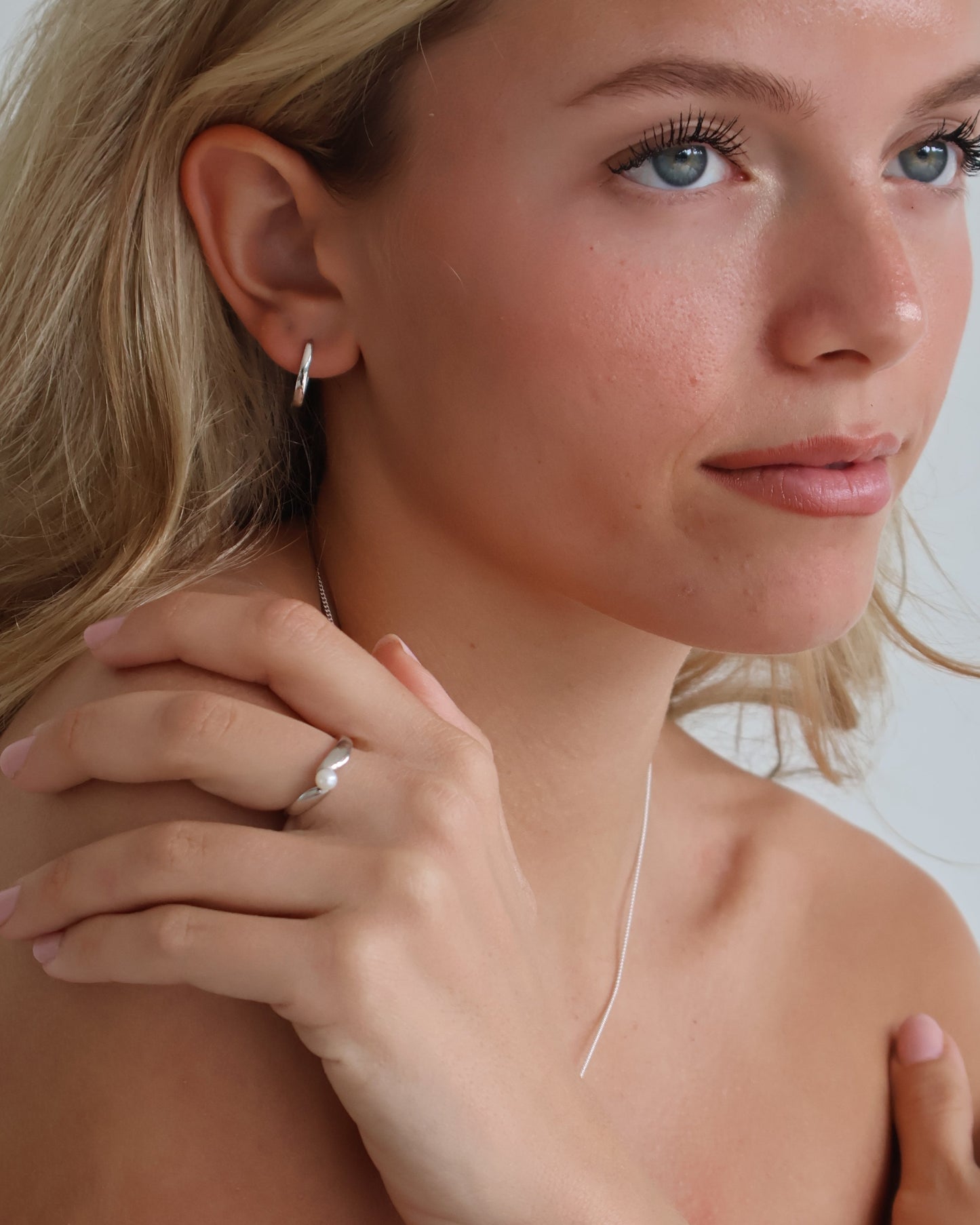 Classic earrings - silver