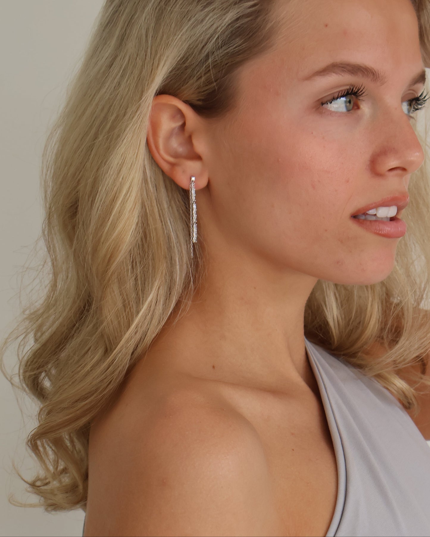 Gala earrings - silver