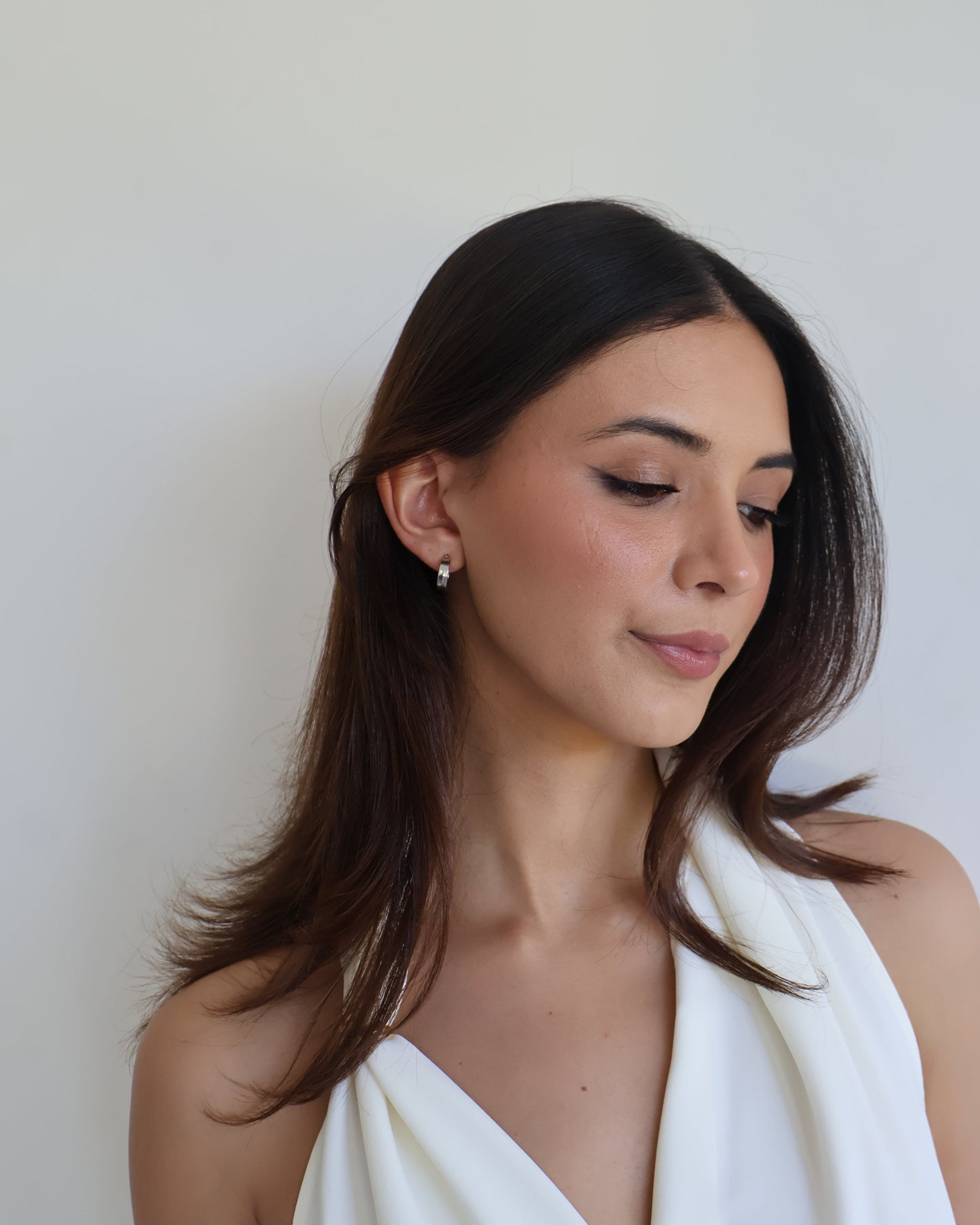 Classic small hoops - silver