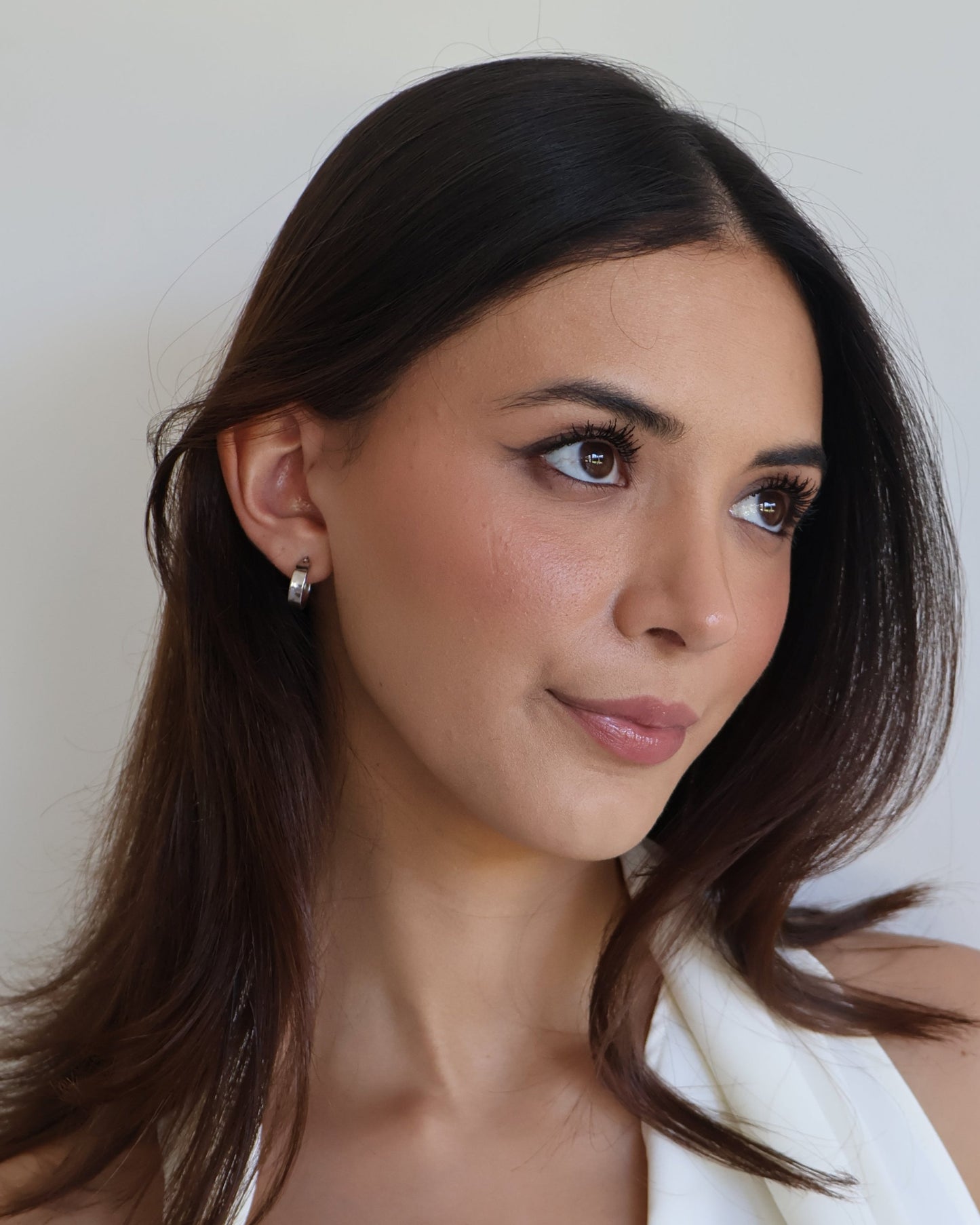 Classic small hoops - silver