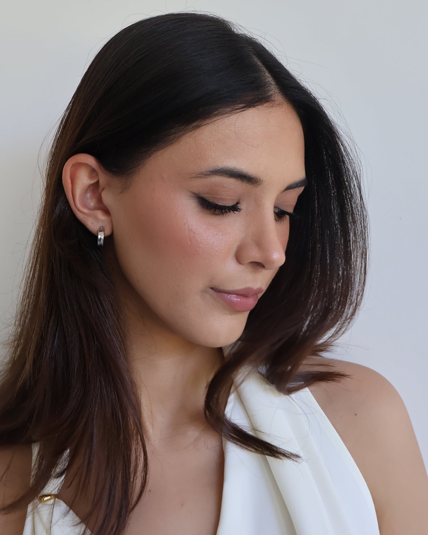 Classic small hoops - silver
