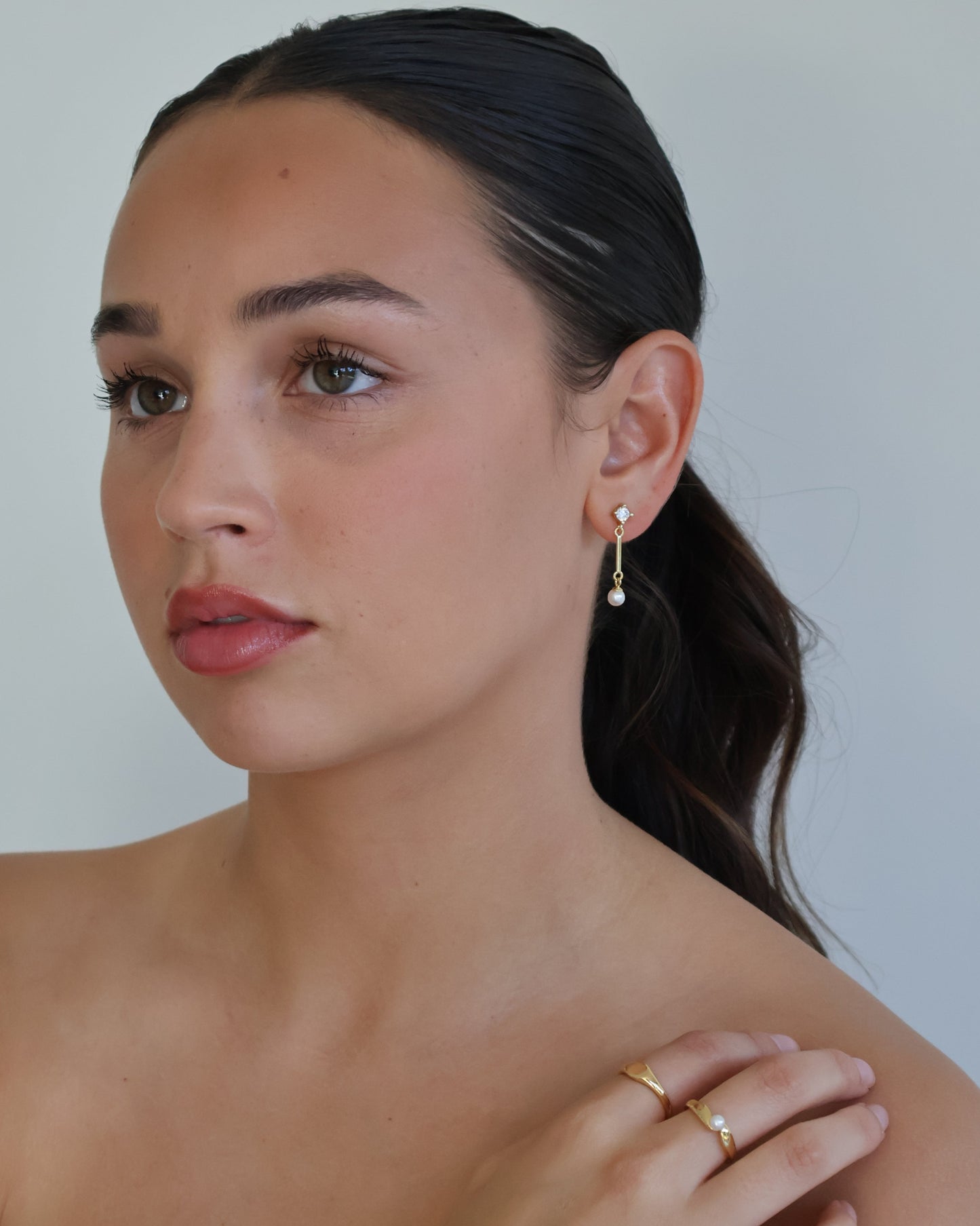 Cherish earrings - gold