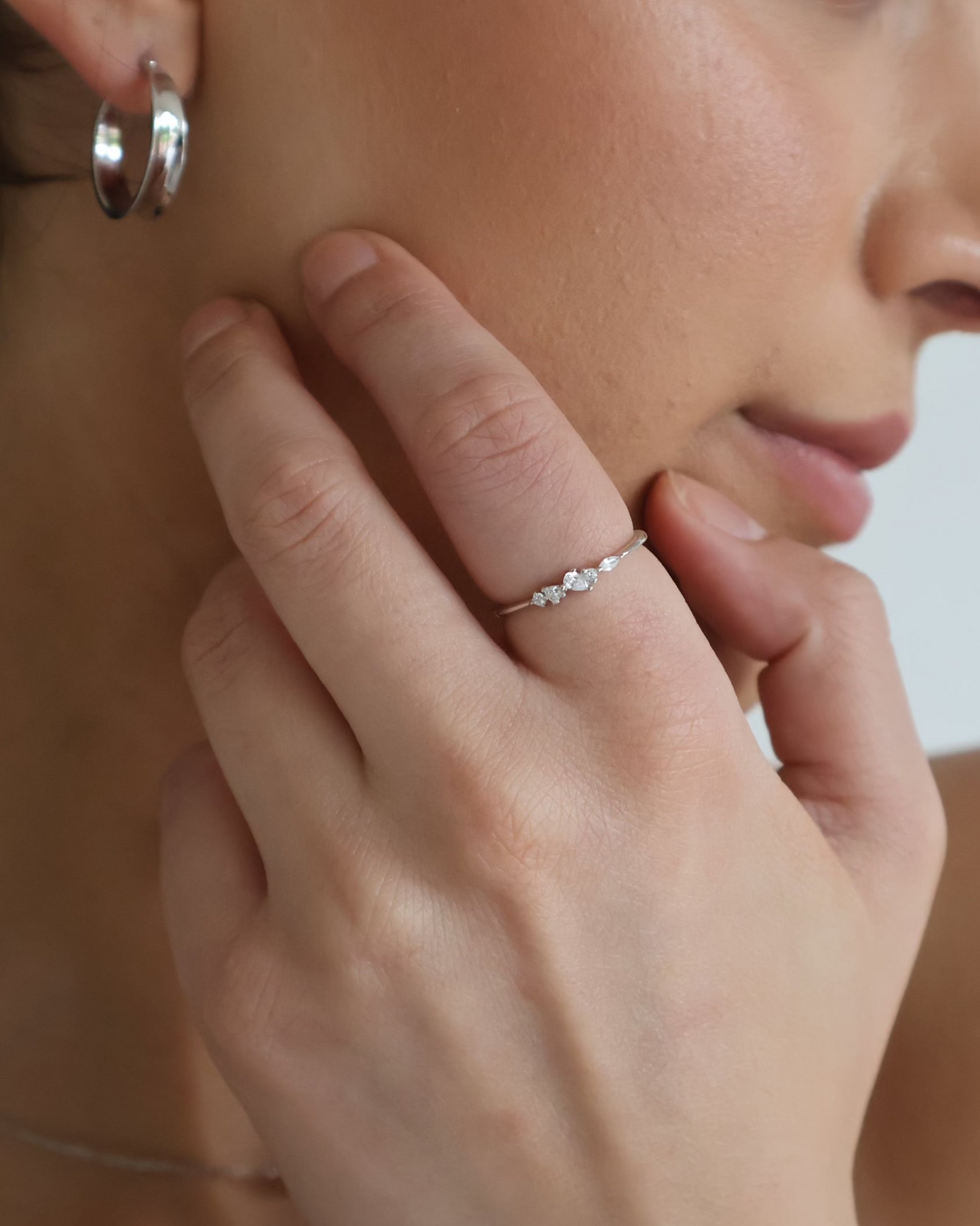 Luna ring - silver