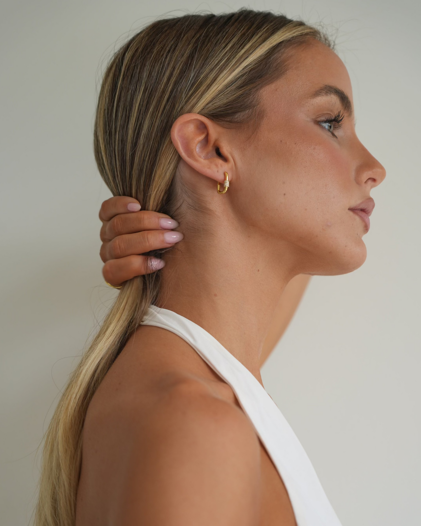 Sunset earrings - gold