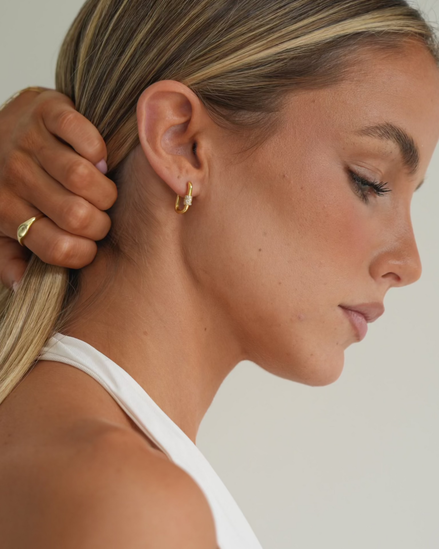 Sunset earrings - gold