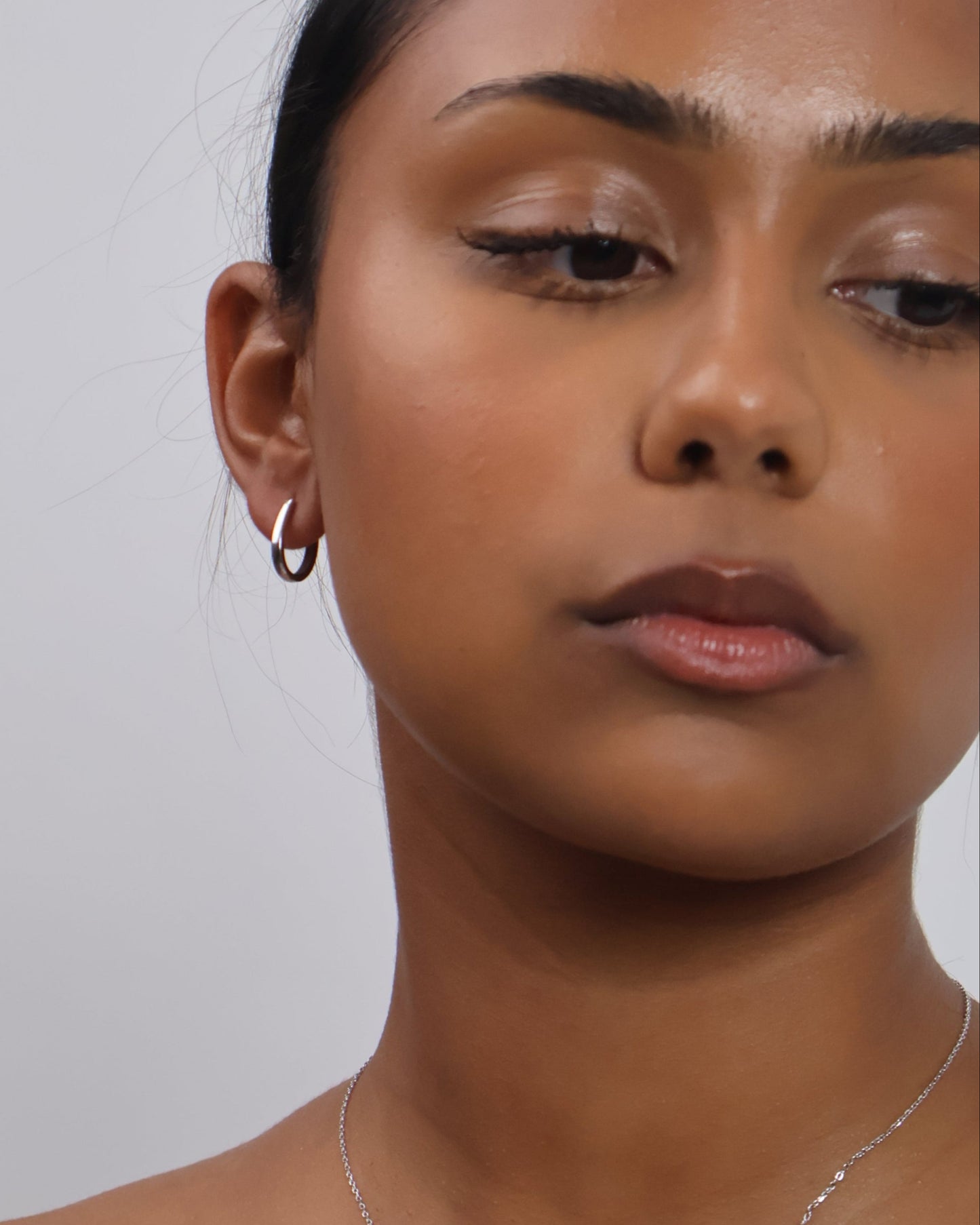 Classic earrings - silver