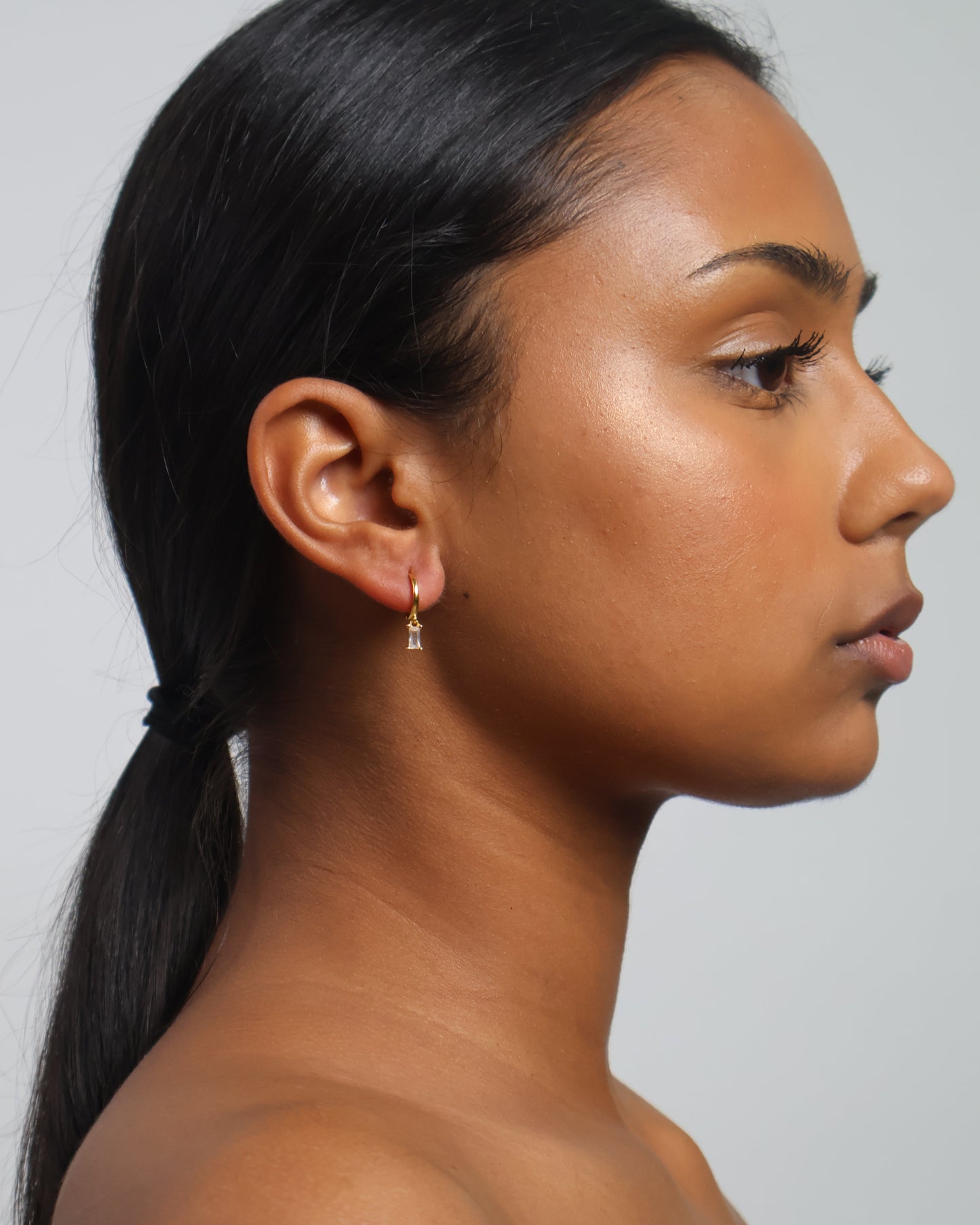 Classic drop earrings - gold