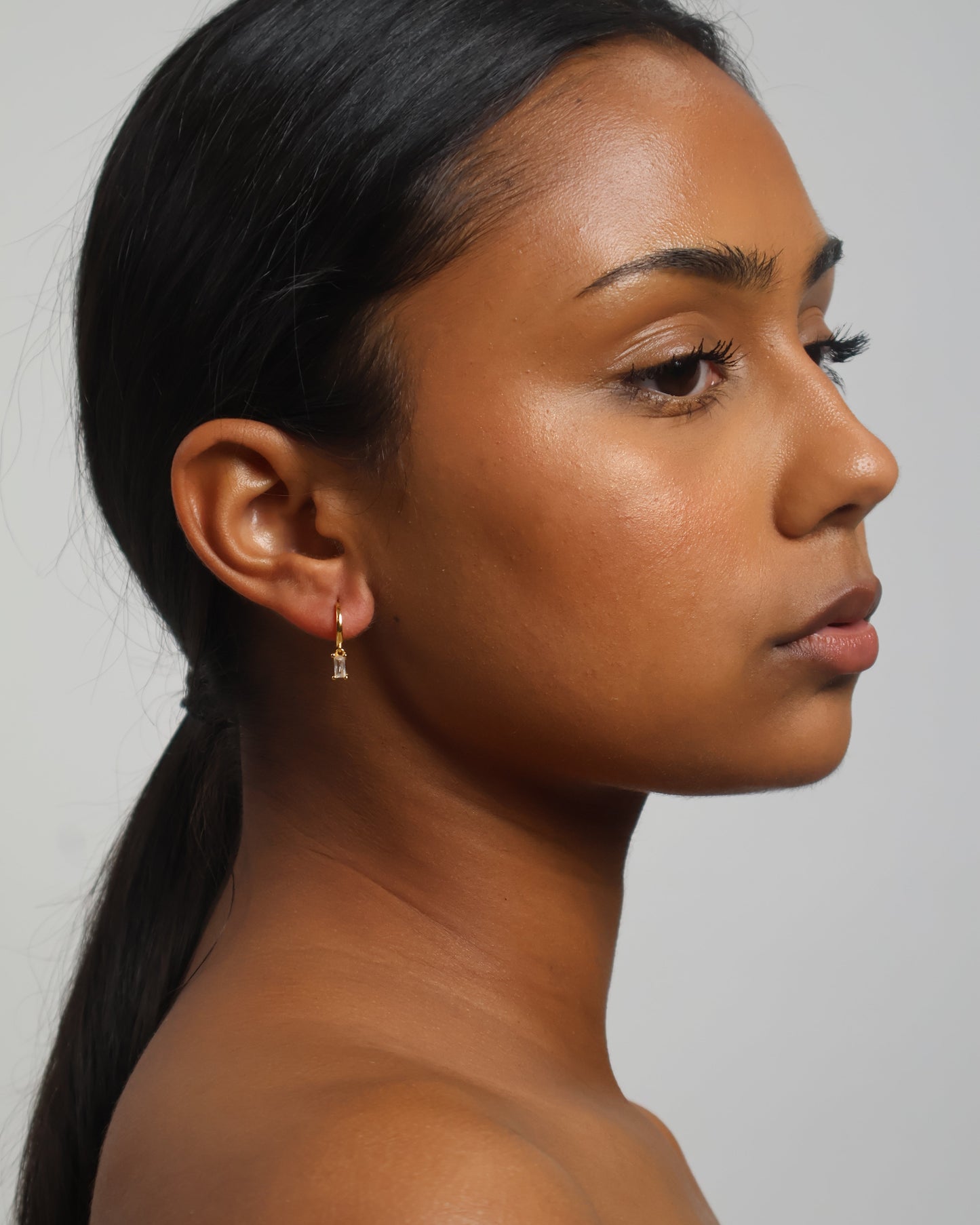 Classic drop earrings - gold
