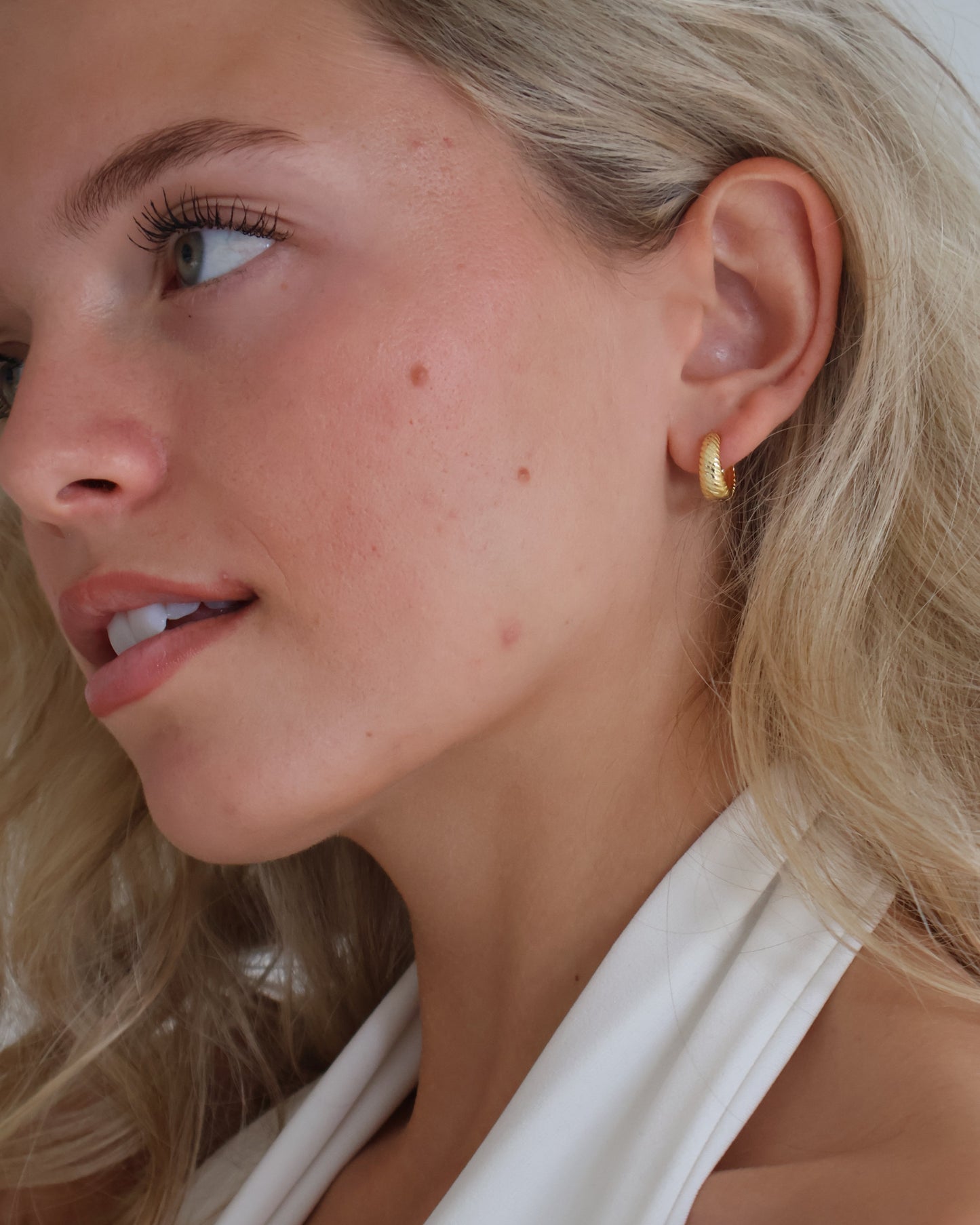 Eclair earrings - gold