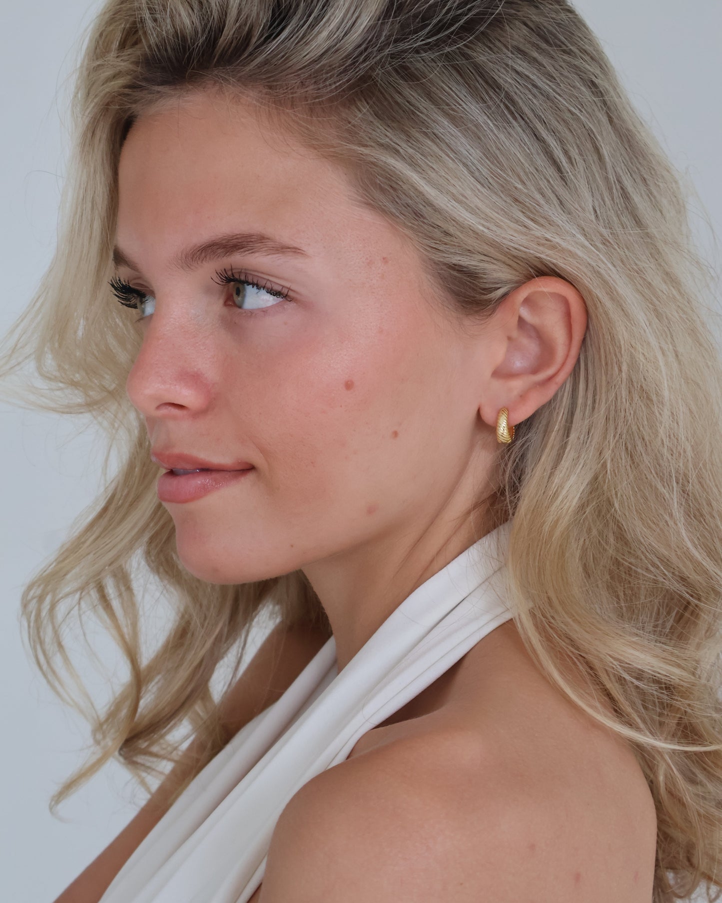 Eclair earrings - gold