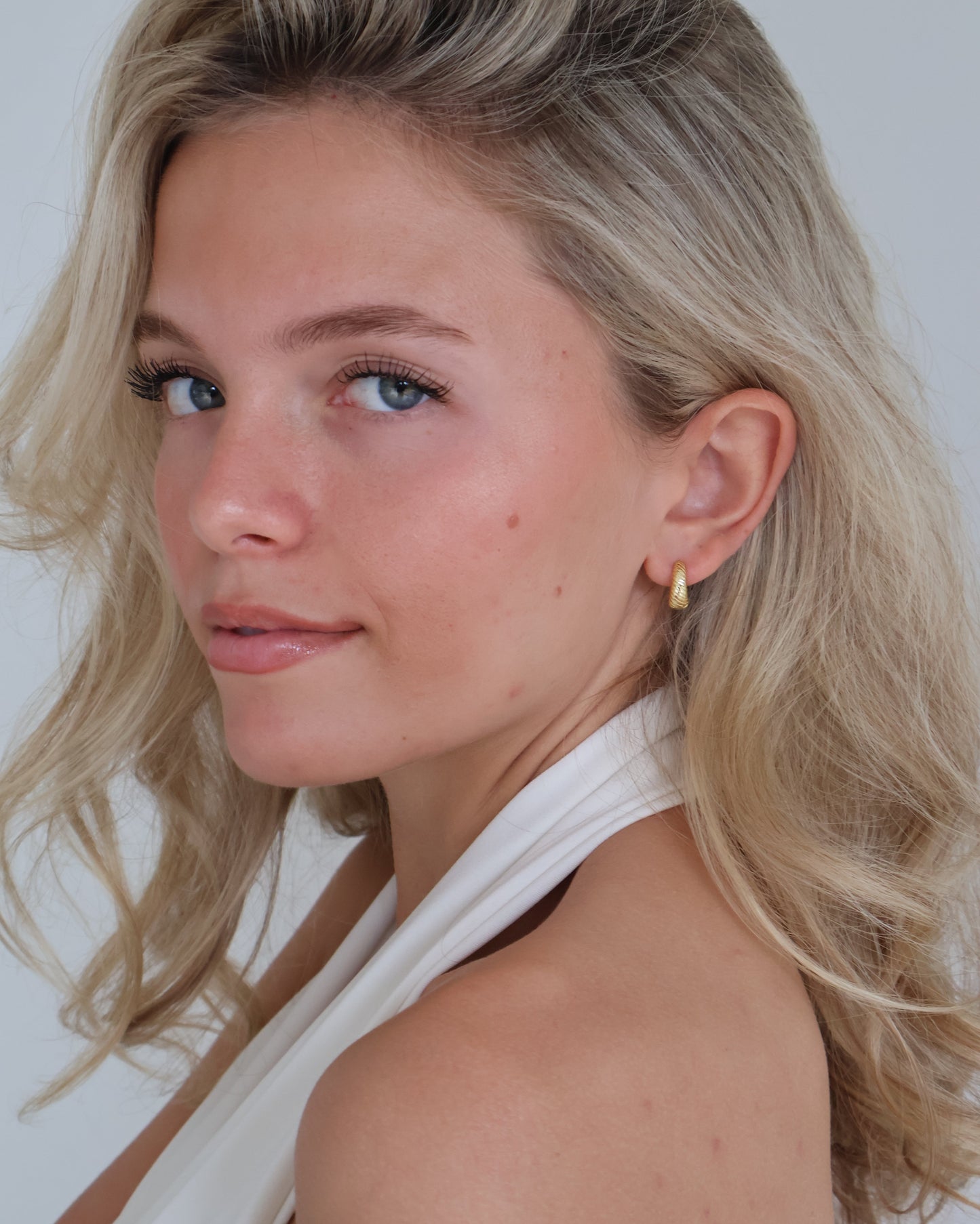 Eclair earrings - gold