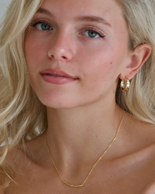 Classic large hoops - gold