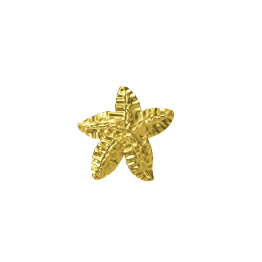 Starfish earring - gold