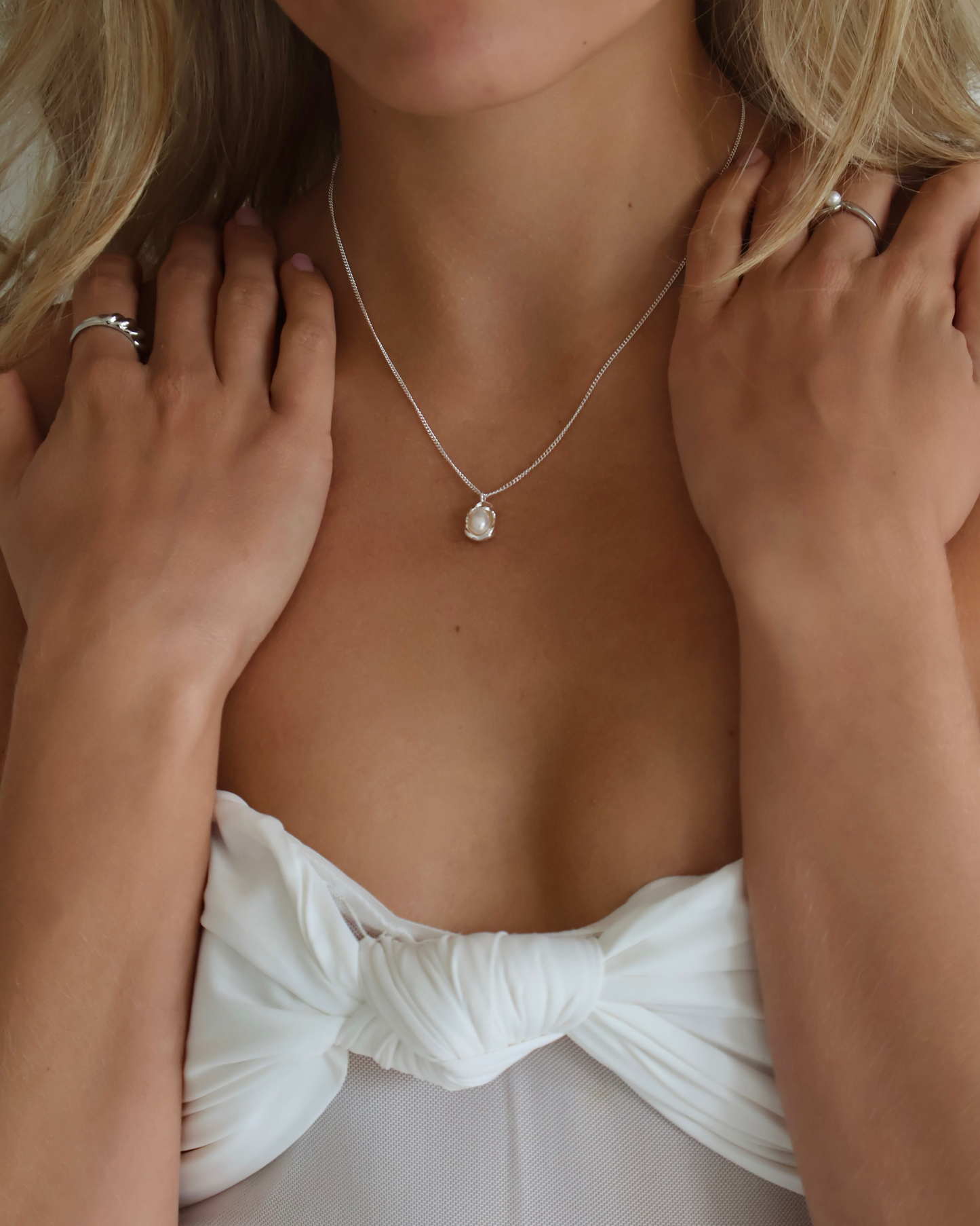 Mare necklace - silver