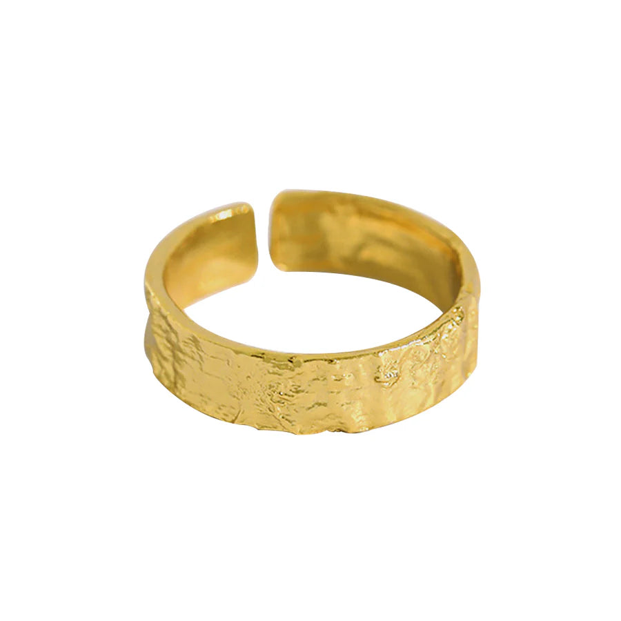 Textured ring - gold