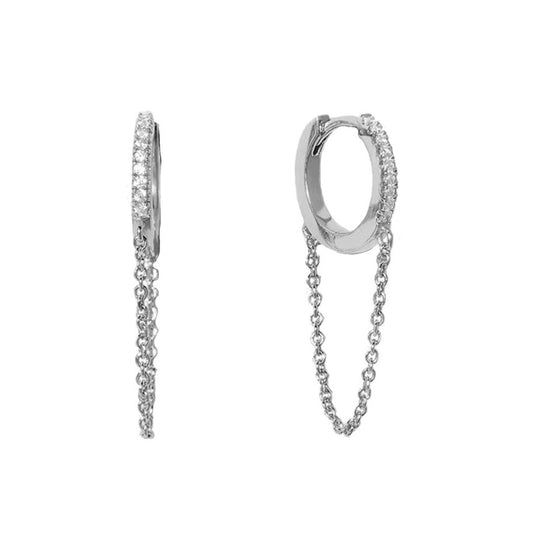 Capri earrings - silver
