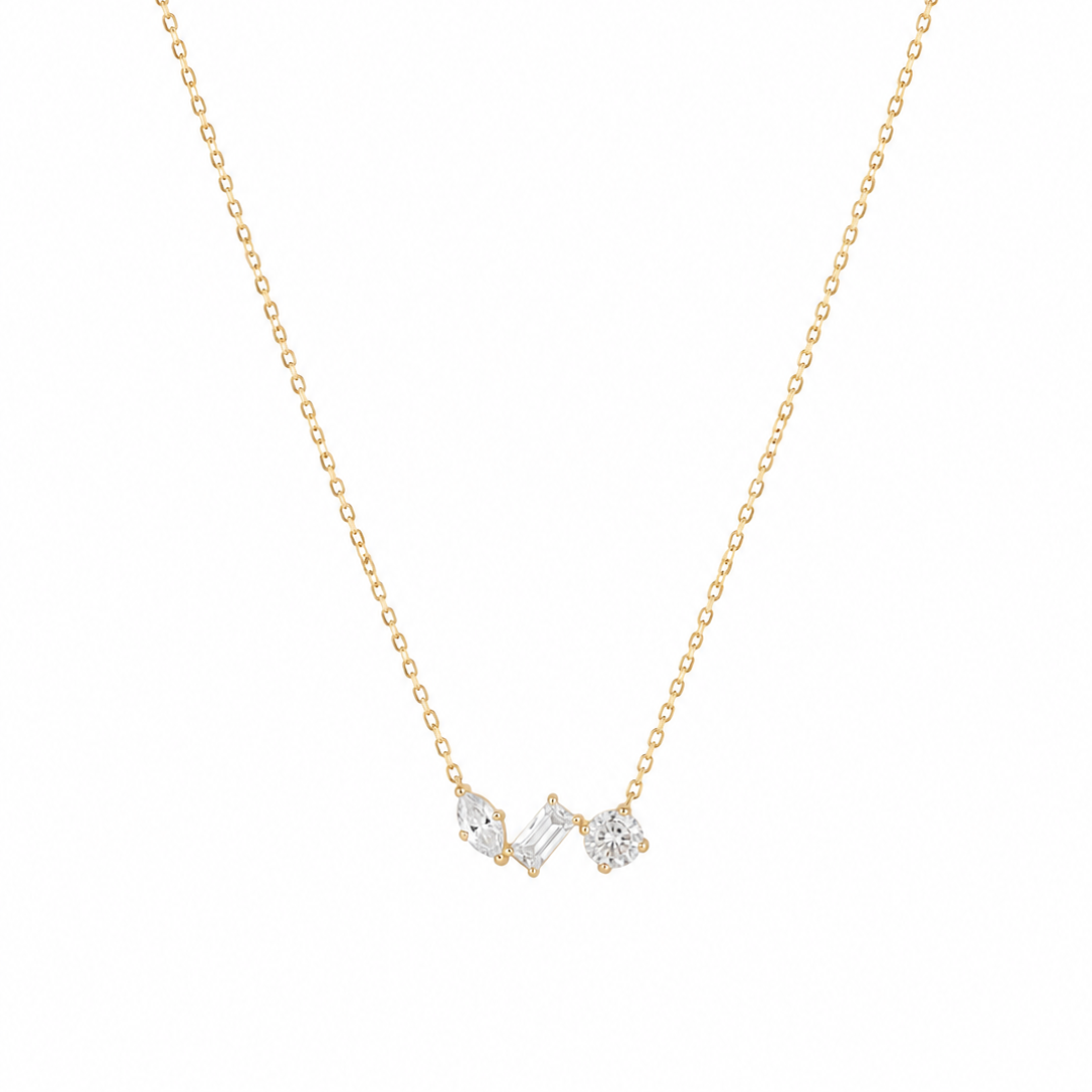 Jasmine necklace - gold