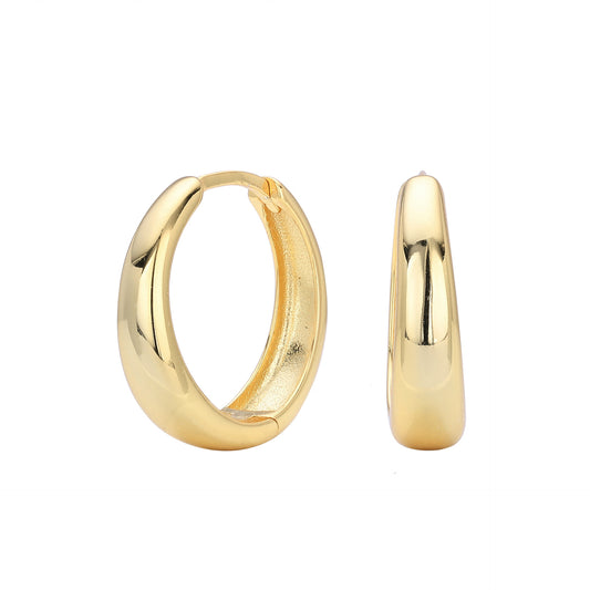 Petite hoop earrings - gold