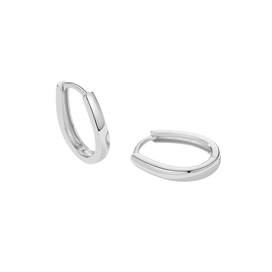 Classic earrings - silver