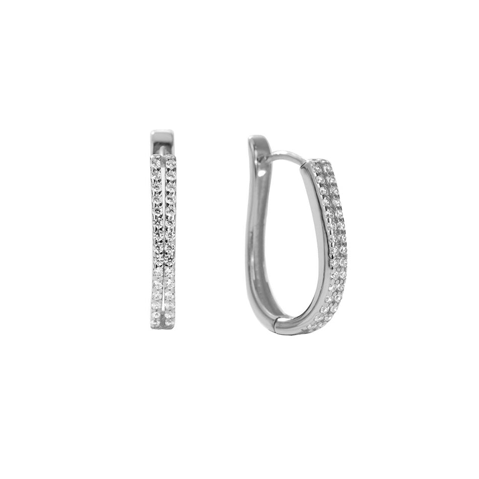 Elysees earrings - silver