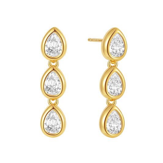 Ivana earrings - gold
