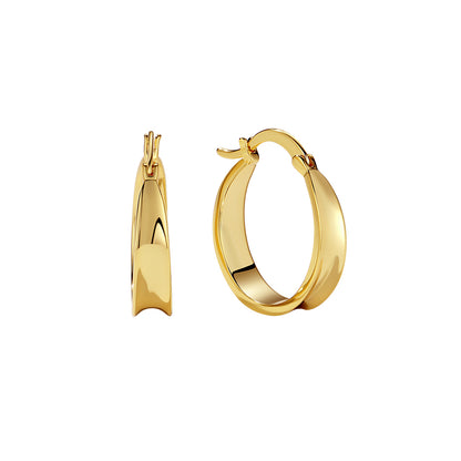 Classic large hoops - gold