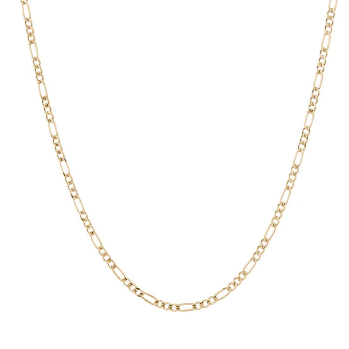 Figaro chain necklace - gold