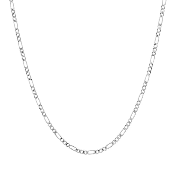 Figaro chain necklace - silver