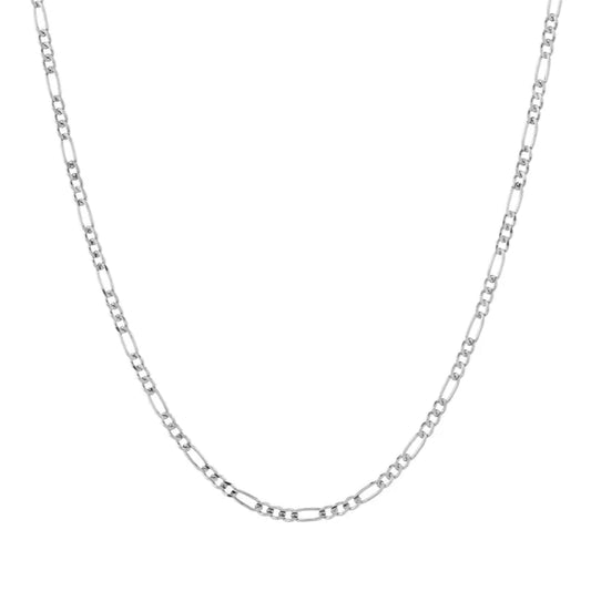 Figaro chain necklace - silver