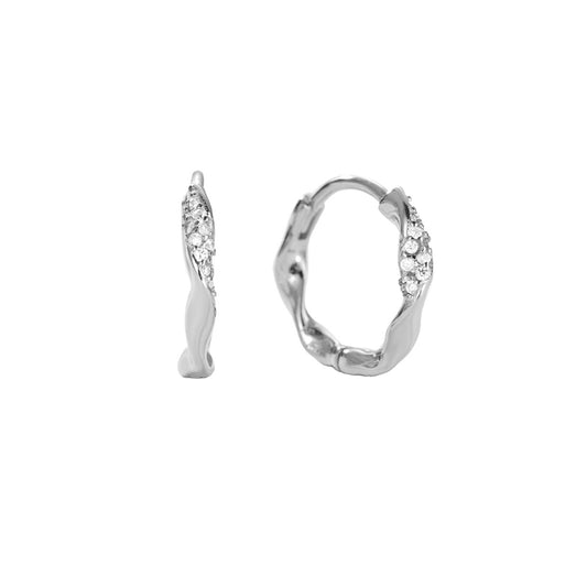 Amour earrings - silver