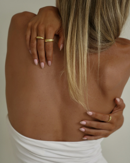 Classic dome ring - gold
