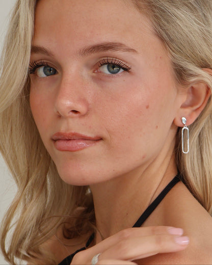 Avery earrings - silver