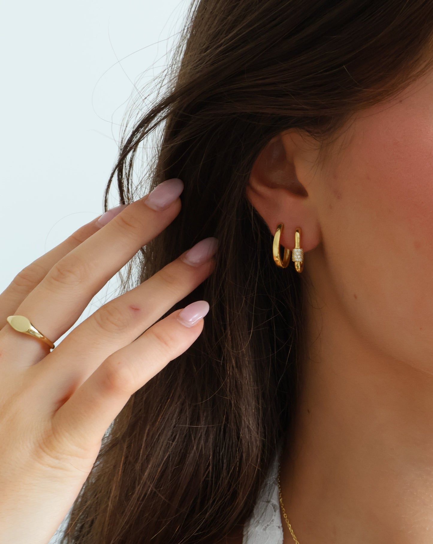 Sunset earrings - gold