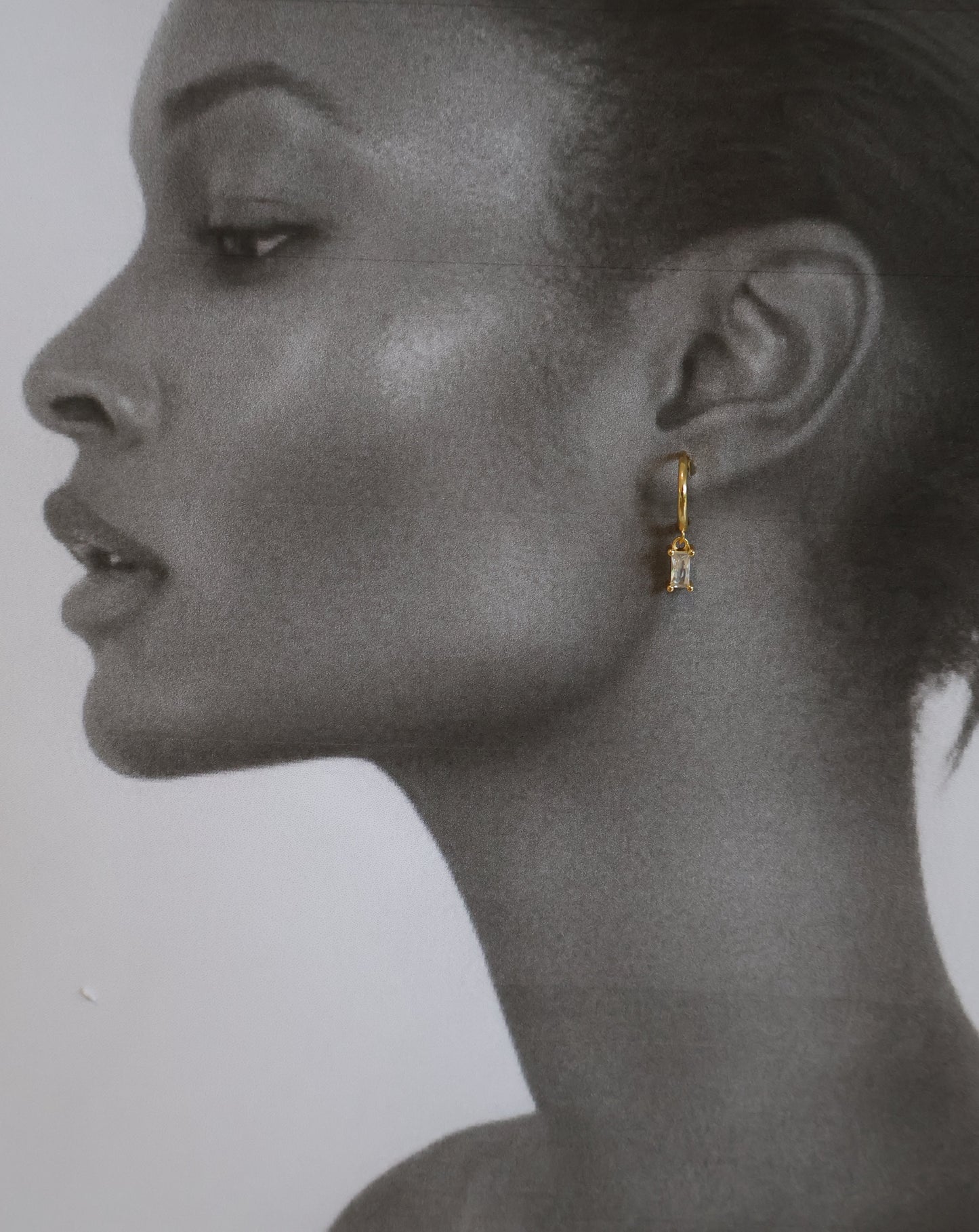 Classic drop earrings - gold