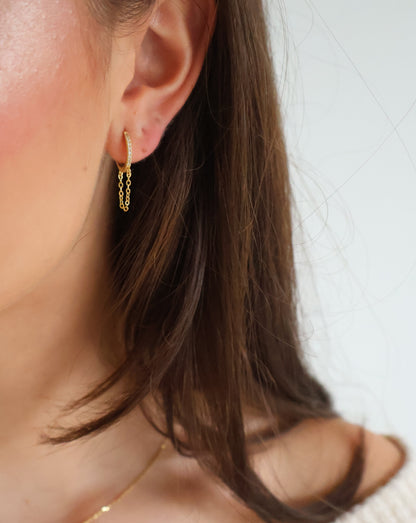 Capri earrings - gold