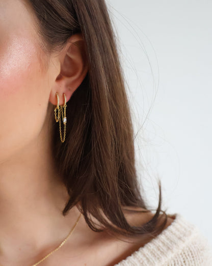 Capri earrings - gold