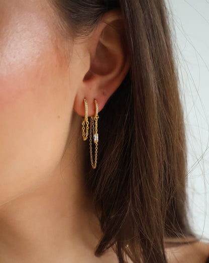 Capri earrings - gold
