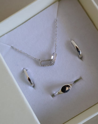 Ellie necklace - silver