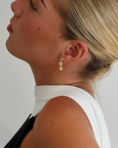 Ivana earrings - gold