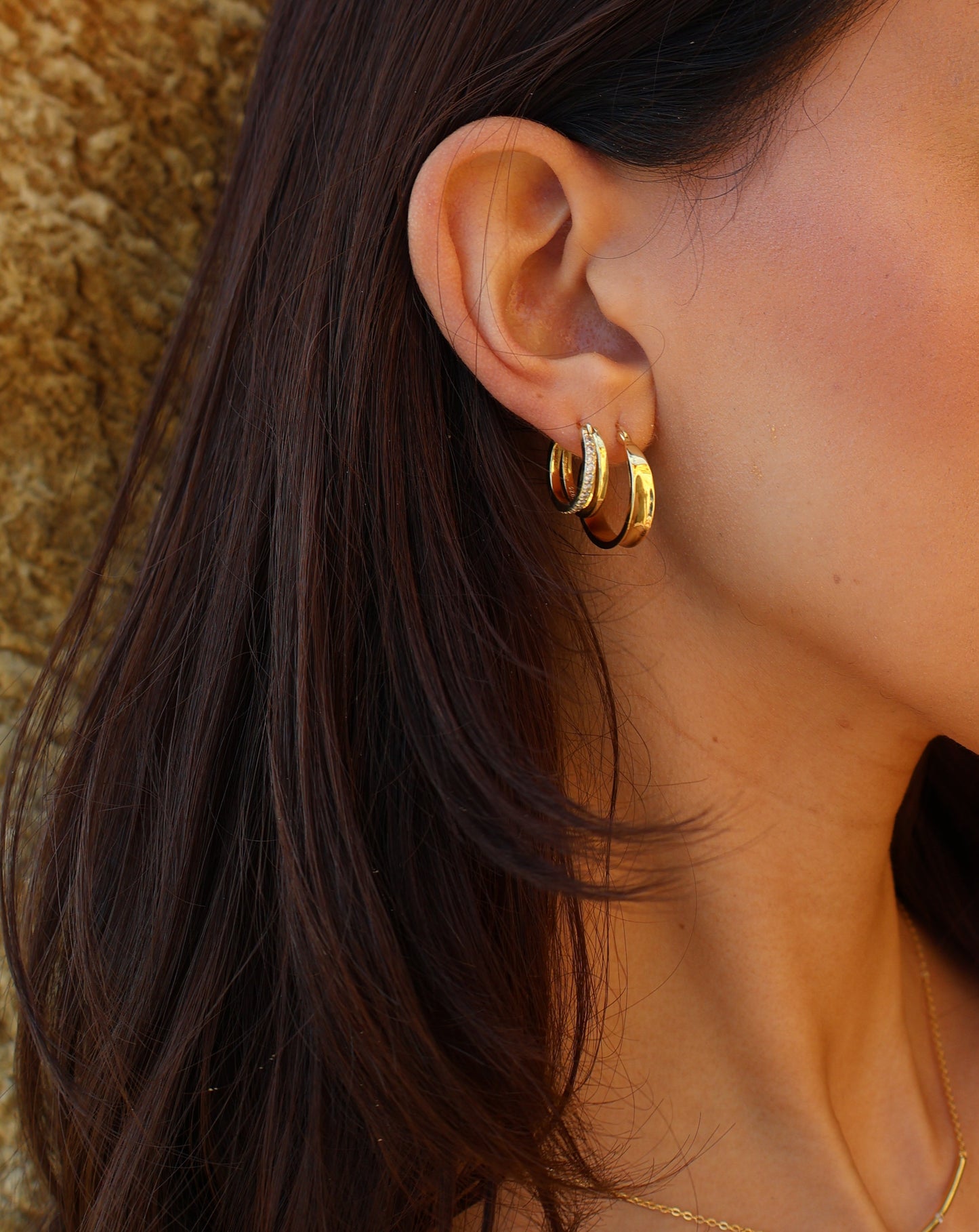 Monaco earrings - gold