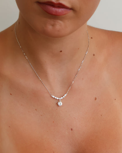 Aurelia necklace - silver