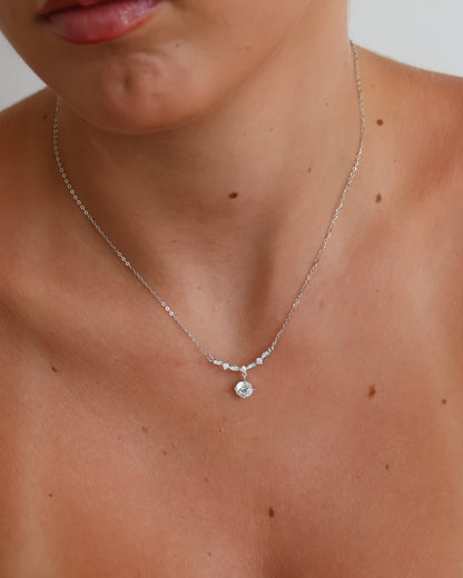 Aurelia necklace - silver