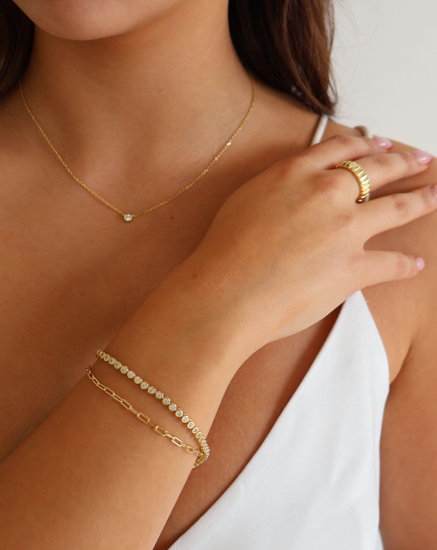 Classic chain bracelet - gold