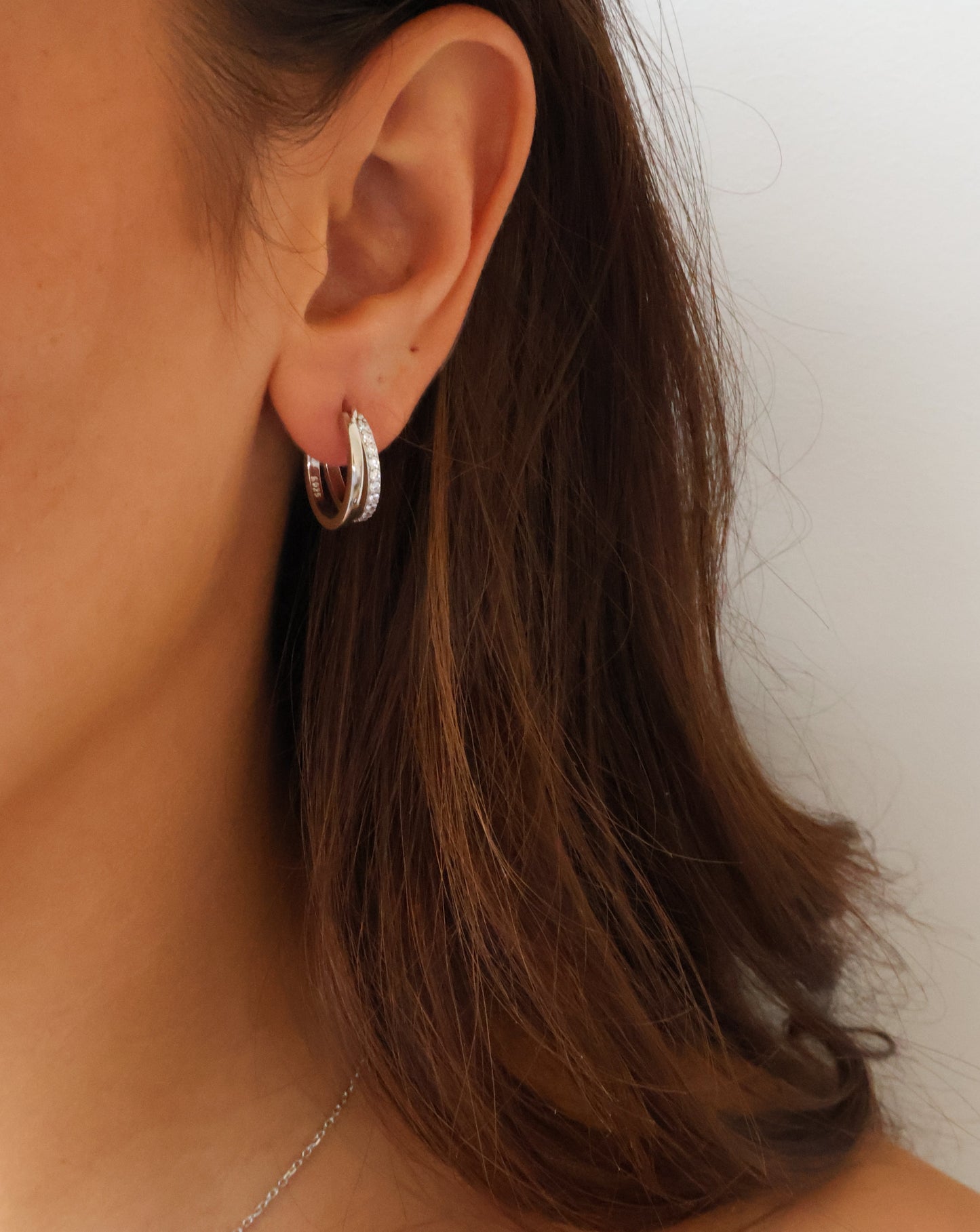 Monaco earrings - silver