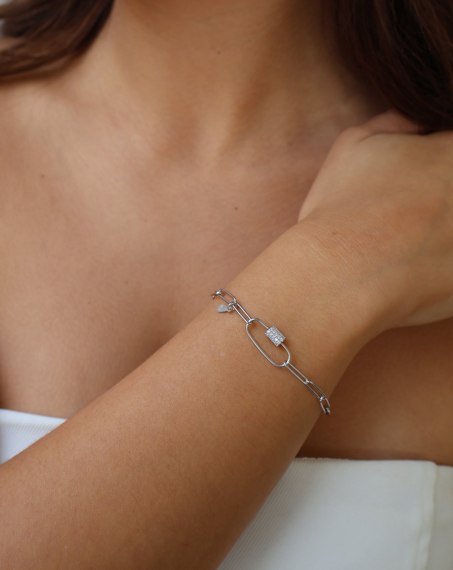 Sunset bracelet - silver