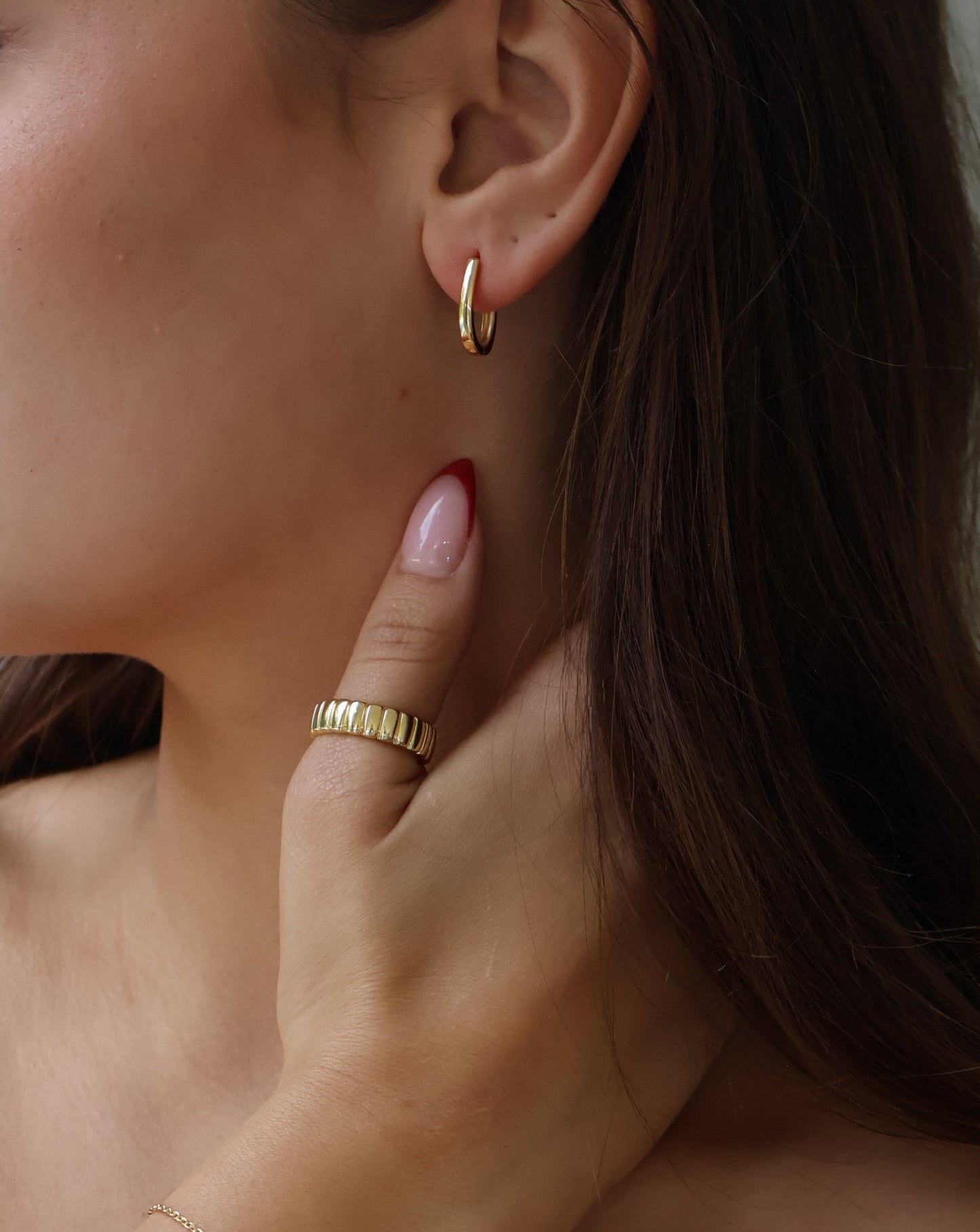 Classic earrings - gold